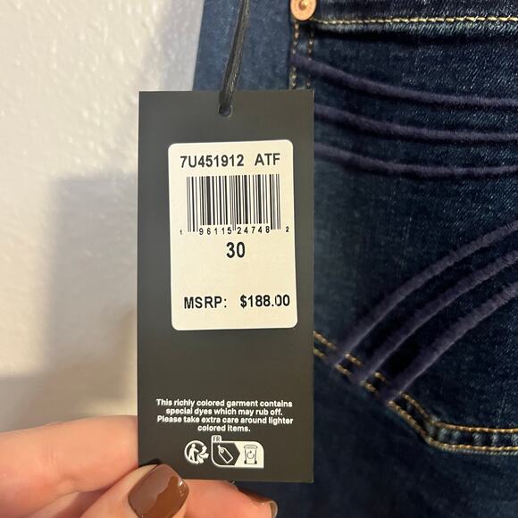 NWT 7FAM Dojo Jeans Size 30 - Picture 3 of 6